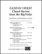 Choral Hymns from the Rig Veda No. 2 SSA choral sheet music cover